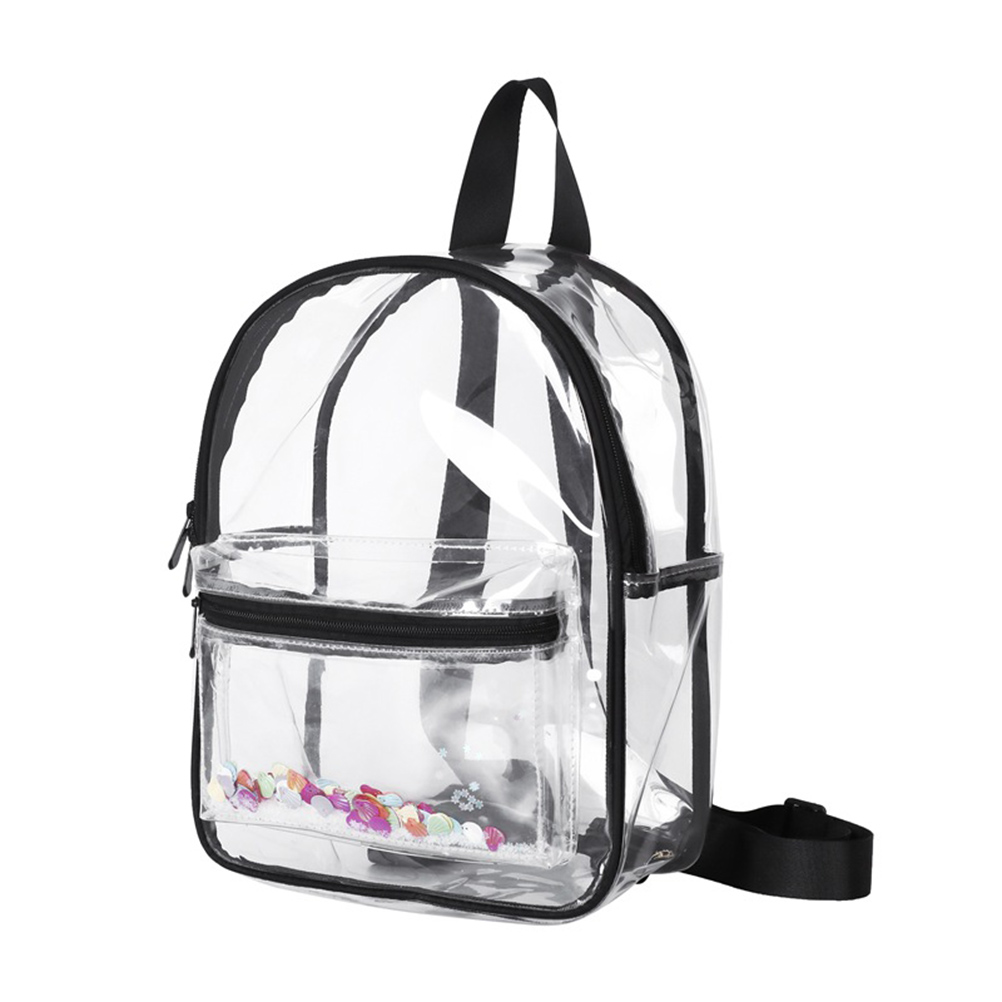 NUOLUX Pvc Backpack Satchel Transparent Clear Backpacks Satchel Through