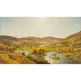 thumbnail image 3 of Jasper Francis Cropsey 14x10 Black Modern Framed Museum Art Print Titled - Sidney Plains with the Union of the Susquehanna and Unadilla Rivers (1874), 3 of 5