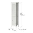 thumbnail image 3 of Teamson Home Glancy Freestanding Linen Tower, 3 of 11