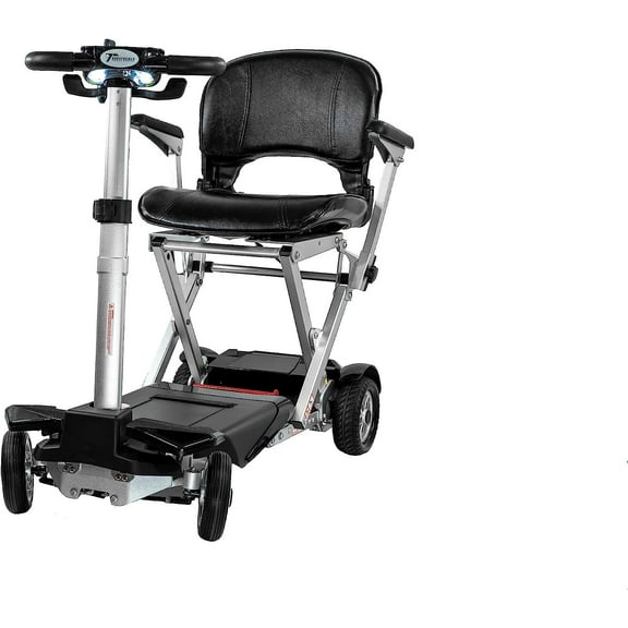 Transformer 2 Remote Automatic Folding Travel Scooter with Lightweight Lithium Battery, Airline Approved - Black