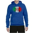 thumbnail image 2 of Wild Bobby, Italian Soccer Its Coming to Rome, Sports, Unisex Graphic Hoodie Sweatshirt, Royal, Medium, 2 of 4
