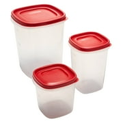 Rubbermaid Easy Find Lids Food Storage Containers, 3.7 cup & 5.25 cup