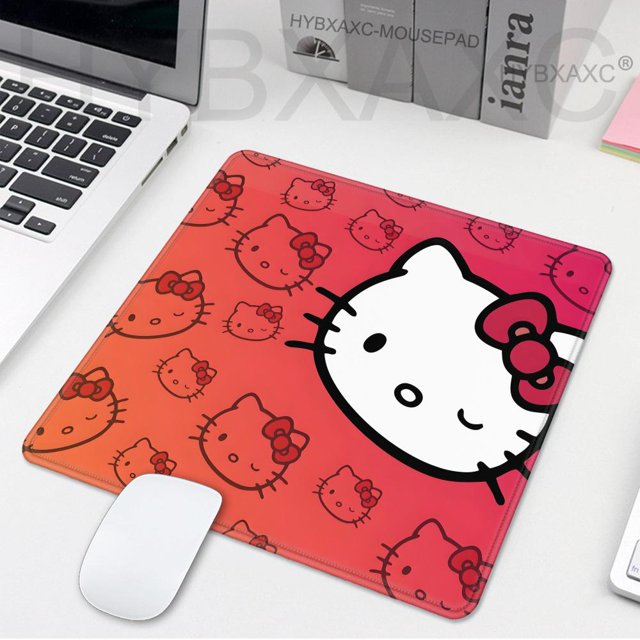 Tapis de souris de jeu rose mignon dessin animé Hello Kitty XS petit tapis de souris pour PC Gamer décoration de bureau tapis de souris de bureau tapis de bureau