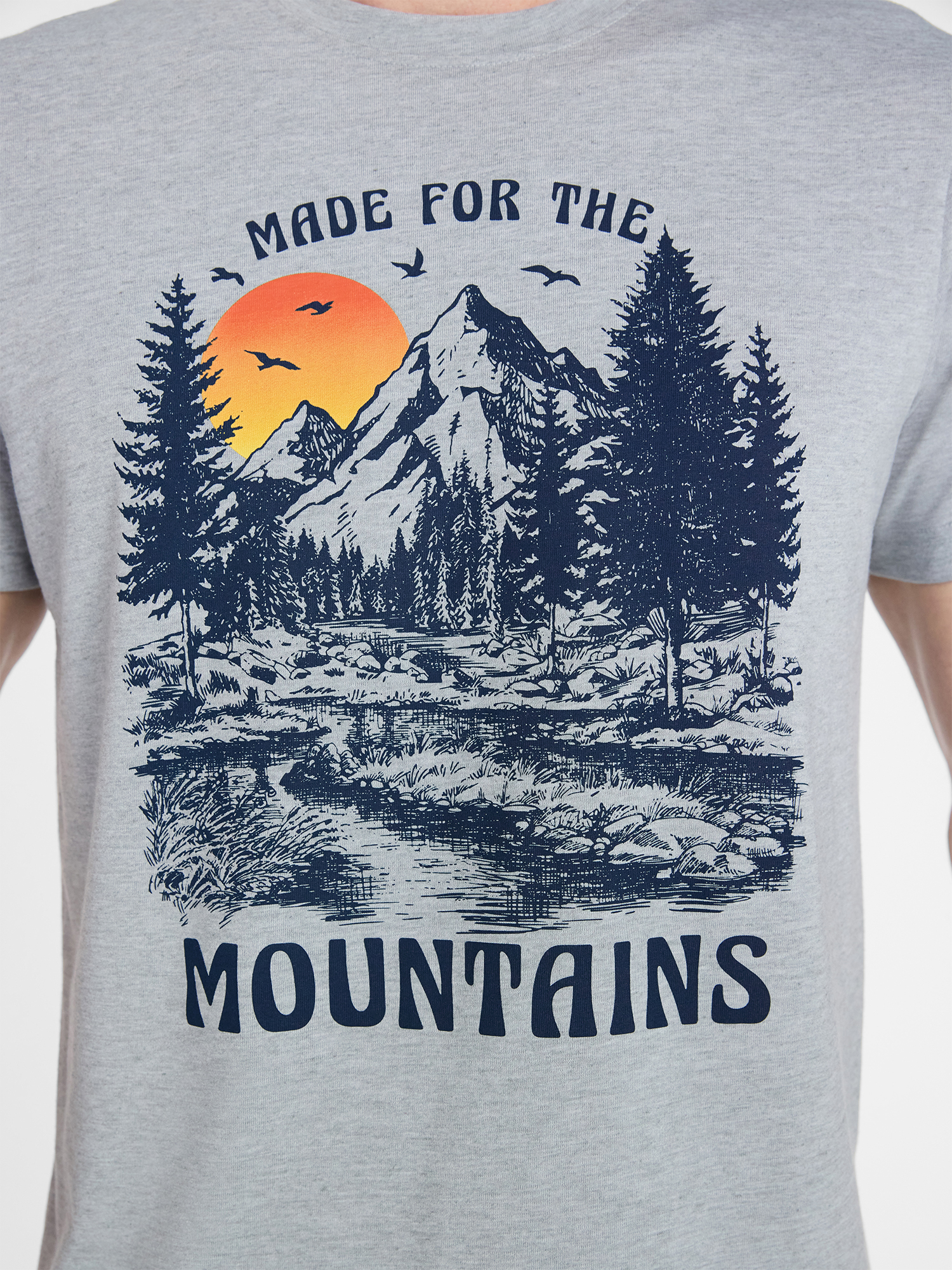 Ozark Trail Men's Active Graphic Tee with Short Sleeves, Sizes S-3XL
