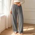 thumbnail image 3 of Stamzod Women's Winter Pajama Pants Fuzzy Warm Elastic Waist Straight Leg Comfy Pants Flannel Plaid Pants for Women M-4Xl M, 3 of 8