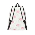 thumbnail image 2 of Picia Cute Pigs Printed Canvas Daypack - Stylish and Durable Vintage Compact Backpack - Class, Work, Travel, or Laptop Bookbag,Organized Compartments-Small, 2 of 6