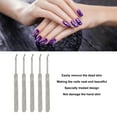 thumbnail image 4 of Dead Skin Remover Fork, Stainless Steel 5pcs Fine Trimming Fork Cuticle Pusher  for Home Use, 4 of 8