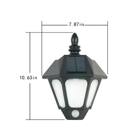 

Vikakiooze Solar Outdoor Wall Lamp Wall Lamp As Porch Lighting Fixture Intelligent Induction Light Control Waterproof High Temperature Resistant Garden Wall Lamp
