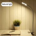 thumbnail image 4 of Advancent Lámpara de con Clip LED, 3W, dormitorio brillante, 3 colores de nivel, luz regulable, tubo continuo, abrazadera de cama giratoria, Iluminación y accesorios Tipo 2 Advancent HA009337-02B, 4 of 6