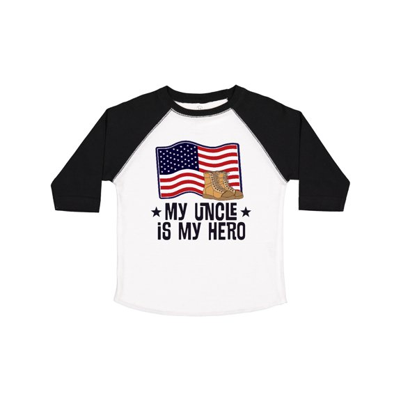 Inktastic My Uncle is My Hero Military Nephew Boys or Girls Toddler T-Shirt