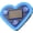 Blue, variant on Solar Powered Wireless Heart Shape Car C-Pillar Neon Light – 5 Lighting Modes, USB Dual Charging, Waterproof Cute Eyes Effect for Romantic Car Mood Lighting
