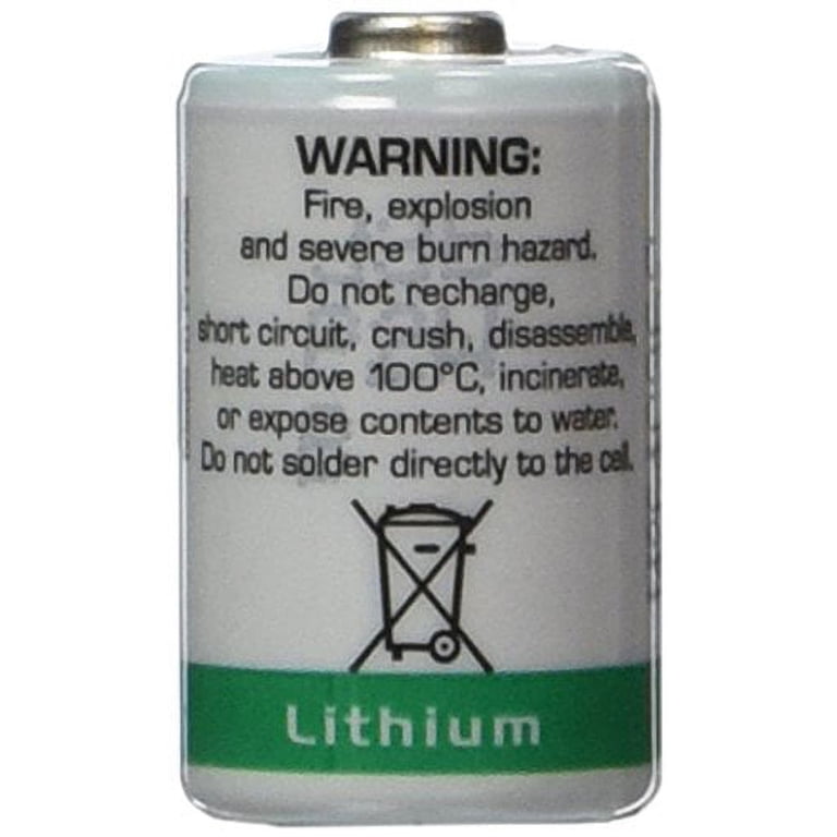 2 Pieces of Saft LS-14250 1/2 AA 3.6V Lithium Primary Battery for