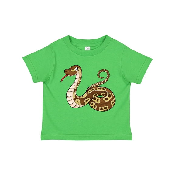 Inktastic Cute and Cuddly Ball Python Snake Boys or Girls Toddler T-Shirt