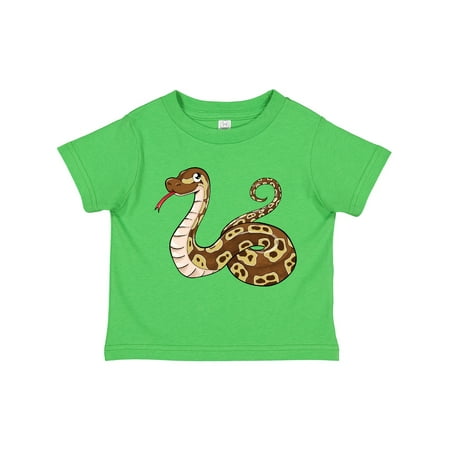 

Inktastic Cute and Cuddly Ball Python Snake Gift Toddler Boy or Toddler Girl T-Shirt