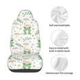 thumbnail image 4 of Yiaed Frog and Mushrooms Print Car Seat Covers,Universal Auto Seats Protector Fits for Car,SUV Sedan,Truck,Automotive Seat Covers & Accessories, 4 of 5