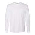 thumbnail image 1 of Camiseta de manga larga Colores Confort Heavyweight con bolsillo Blanco 3XL, 1 of 1