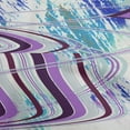 thumbnail image 1 of oneOone Cotton Jersey Purple Fabric Abstract-Abstract Wave Sewing Craft Projects Fabric Prints By Yard 58 Inch Wide, 1 of 5