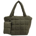 thumbnail image 1 of Bolso grande acolchado tipo tote para mujer, bolso acolchado tipo tote, bolso acolchado tipo tote, bolso de hombro acolchado tipo tote, 1 of 7