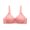 Pink, variant on Fsqjgq Sports Bras for Women Underwear Bralettes for Women Work Out Beautiful Back Lace Bras for Women Front Side Buckle Lace Edge Without Steel Ring Movement Seamless Gathering Adjustment Yoga Sleep