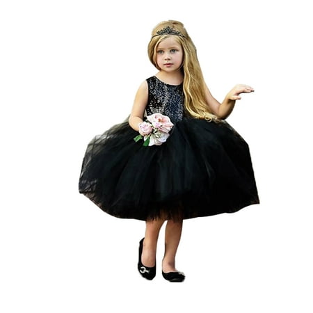 

Baby Girls Dresses Princess Pageant Toddler Kids Lace Tutu Tulle Sequin Bling Party Fancy Wedding Sleeveless Backless Sundress