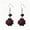 B, variant on Gaecuw B Style Halloween Spider Earrings Black Metal with Red Rhinestone Drops for Party Gothic Jewelry Supplies