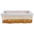 thumbnail image 3 of Clispeed Handwoven Wicker Basket with Washable Liner Multipurpose Storage for Home and Office, 3 of 10