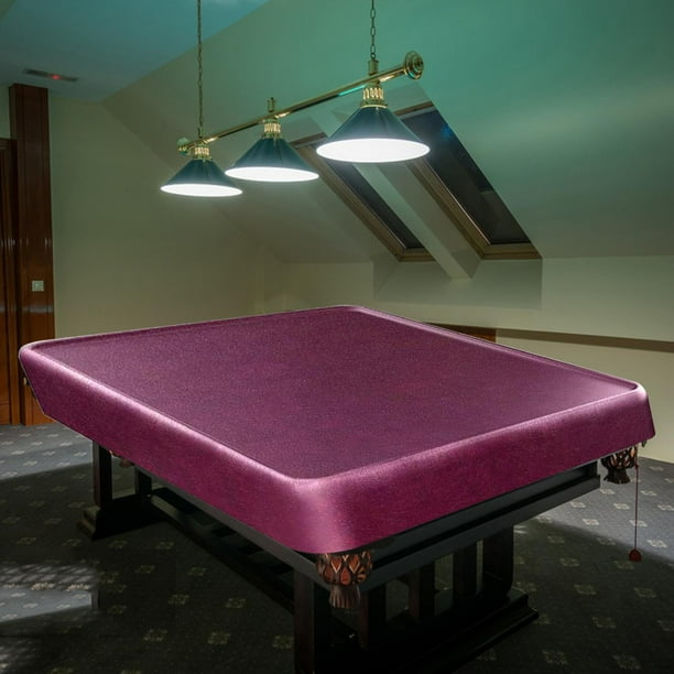 Cubierta para mesa de billar, cubierta protectora para mesa de billar, cubierta impermeable para mesa de billar a prueba de desgarros para protección clarete shamjiam Cubierta de escritorio de billar