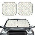 thumbnail image 2 of Salouo Floral Pattern Car Windshield Sun Shade Foldable | Front Windshield Shade for Sun, Heat and UV Rays | Interior Sun Protection-Medium, 2 of 6