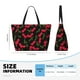 thumbnail image 4 of Fotbe Cherry Bolsa de Viaje para Playa - Resistente al Agua, Bolsa Tote de Gran Capacidad y Ligera con 7 Bolsillos para Mujeres y Hombres, 4 of 7