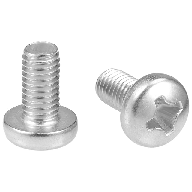 Tornillos de máquina M8x16mm Pan Phillips Cross Head 5Pcs de Unique Bargains
