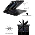 thumbnail image 3 of Étui Clavier Tactile Sans Fil pour iPad 10e Génération 10,9 Pouces Modèle 2022 A2696 A2757 A2777 avec Étui Rigide Transparente et Pavé Tactile et Rétroéclairage et Rotatif à 360° et Porte-Crayon, 3 of 7