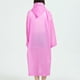 thumbnail image 4 of Capa para mujer, estilo largo, para adultos, para hombres y mujeres, atada a mano, impermeable, con capucha y botones, para exteriores, para padres e hijos, chaqueta informal de manga larga, impermeab, 4 of 5