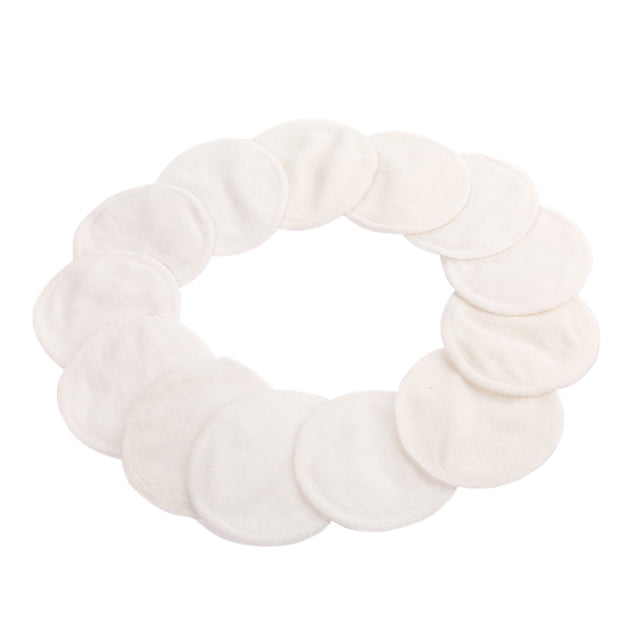 20 almohadillas reutilizables de doble capa de 8 cm para desmaquillar, limpiar y lavar, de fibra de bambú.
