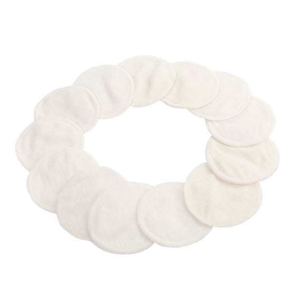 20 almohadillas reutilizables de doble capa de 8 cm para desmaquillar, limpiar y lavar, de fibra de bambú.
