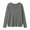 Gray, variant on Women's Sweater Knitted Loose Round Neck Long Sleeve Solid Casual Oversized Fall Winter Tops Waffle Pullover Pink XL
