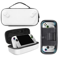 Carrying Case for ROG Xbox Ally/ROG Xbox Ally X, Travel Storage Bag Portable Organizer EVA Shockproof Protective Cover Game Console Case Gaming Accessories (White)