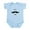 Sky Blue, variant on CafePress - Little Man Body Suit - Baby Light Bodysuit, Size Newborn - 24 Months