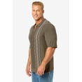 thumbnail image 3 of KingSize Men's Big & Tall No Tuck Sweater Polo, 3 of 4