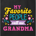 thumbnail image 3 of Inktastic My Favorite People Call Me Grandma with Flowers Tote Bag, 3 of 3