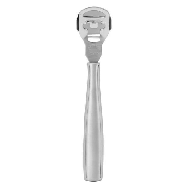 Removedor de callos de acero inoxidable, afeitadora de callos para pies, removedor de piel dura del talón, herramienta de pedicura, afeitadora (MJJPG022 15,2 cm 6 pulgadas)