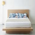 thumbnail image 6 of Yayeee Pillowcase King Size Set of 2 Satin Wrinkle Resistant Pillow Case, Floral Easter Rabbits, 6 of 8