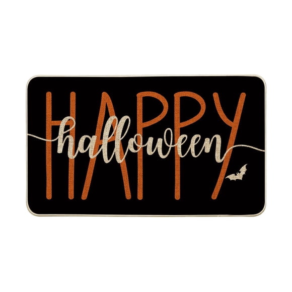 Alfombra de Halloween de perfil bajo, 43 x 74 cm, modelo Artoid Mode, de Doormat