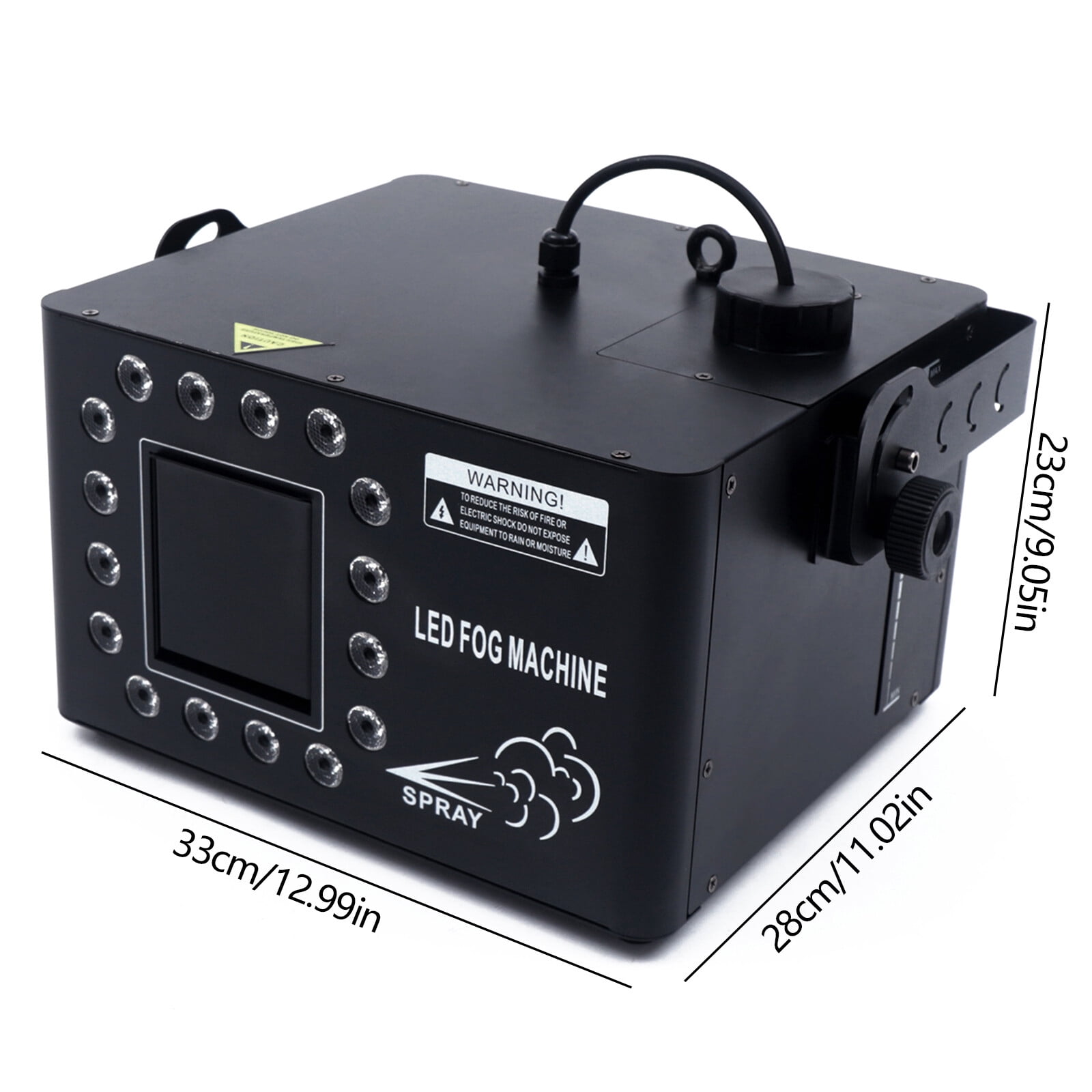 1500W Low Profile Hazer Haze Smoke Machine DMX Theater DJ Party Stage Effect  For Wedding Scene, Stage Performances