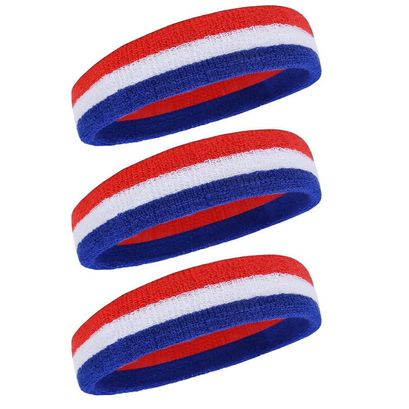 Sweatbands Sports Headband for Men & Women - Moisture Wicking Athletic ...