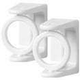 thumbnail image 2 of 2Pcs Adhesive Curtain Rod Holders Curtain Rod Brackets for Living Room Kitchen Bathroom, 2 of 6
