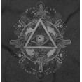 thumbnail image 2 of Triangle Eye Wheel Symbolic Spirit Zip Up Hoodie Men's Women's Brisco Brands 2X, 2 of 6
