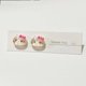 thumbnail image 1 of Sanrio-pendientes de plata de Hello Kitty para mujer, aretes de aro con aguja, estilo Anime Cinnamoroll Melody, Kuromi, 1 of 4