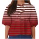 thumbnail image 1 of Camisetas de Manga Corta para las Mujeres Lanterna Manga Corbata Plisado Cuello Redondo, Casual Recortado Camiseta Top para Gimnasio Y Diario, 1 of 5