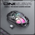 thumbnail image 6 of Siivton Wireless Gaming Mouse,2.4GHz and Bluetooth, 12800 DPI, 6 RGB Light Modes, 1000Hz Polling Rate, Compatible with Windows/Mac, Gray, 6 of 8