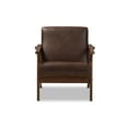 thumbnail image 6 of Baxton Studio Leather Lounge Chair, 6 of 10